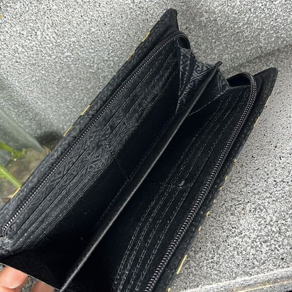 Relic Abstract Faux Vegan Leather Large Wallet Boho Hippie - Picture 5 of 6